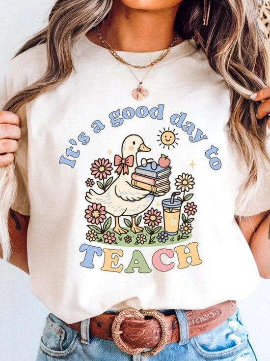 Tops - Cute Teacher Shirt, Teacher Tee, Teaching Shirt Gift